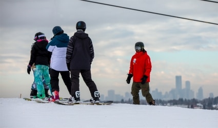 Sunridge Ski Area, a winter skiing and recreation destination in Edmonton, Alberta.