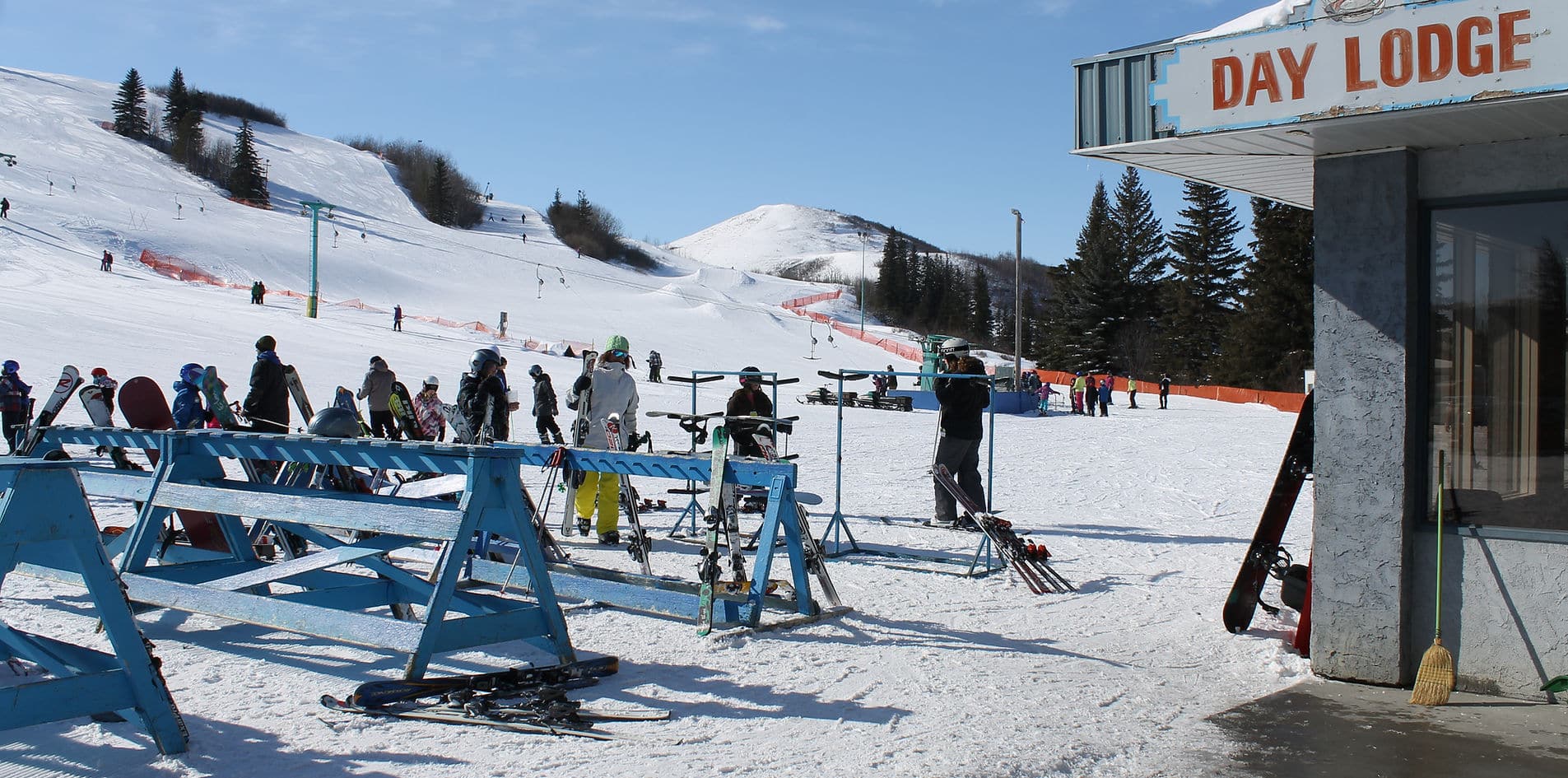Valley Ski Hill near Alliance, Alberta, in the Battle River Valley.