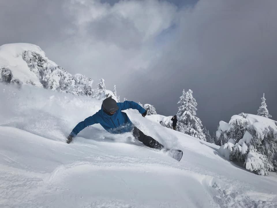 Baldy Mountain Resort ski destination near Oliver, British Columbia.