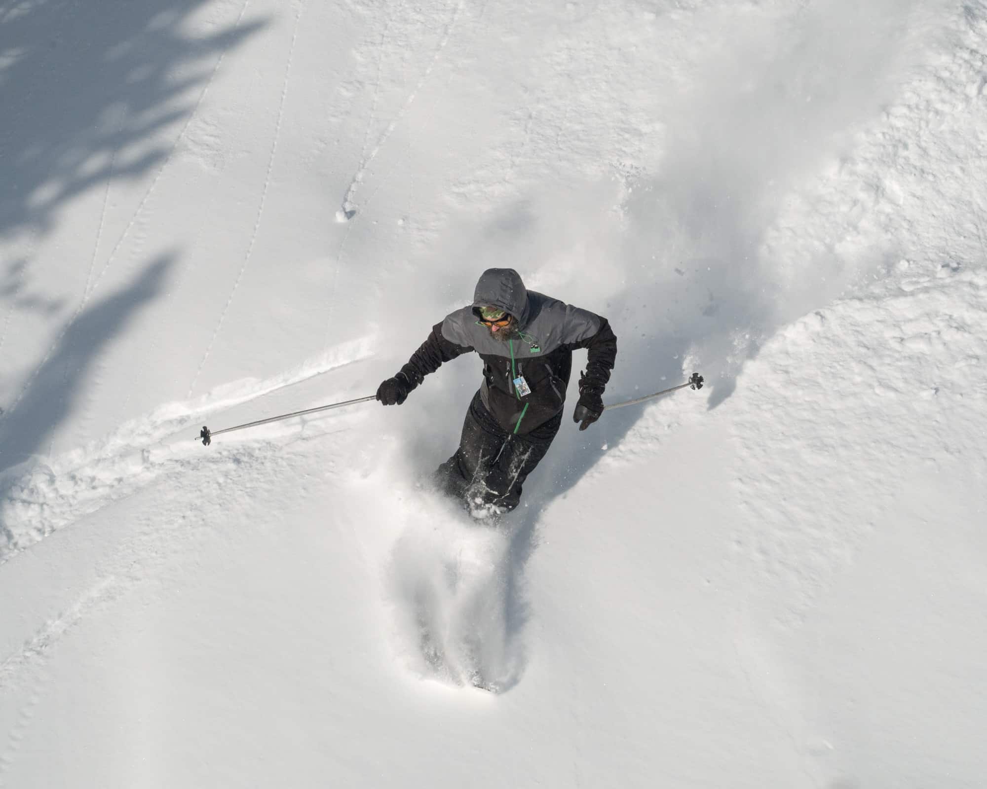 Winter mountain recreation at Baldy Mountain Resort in British Columbia.