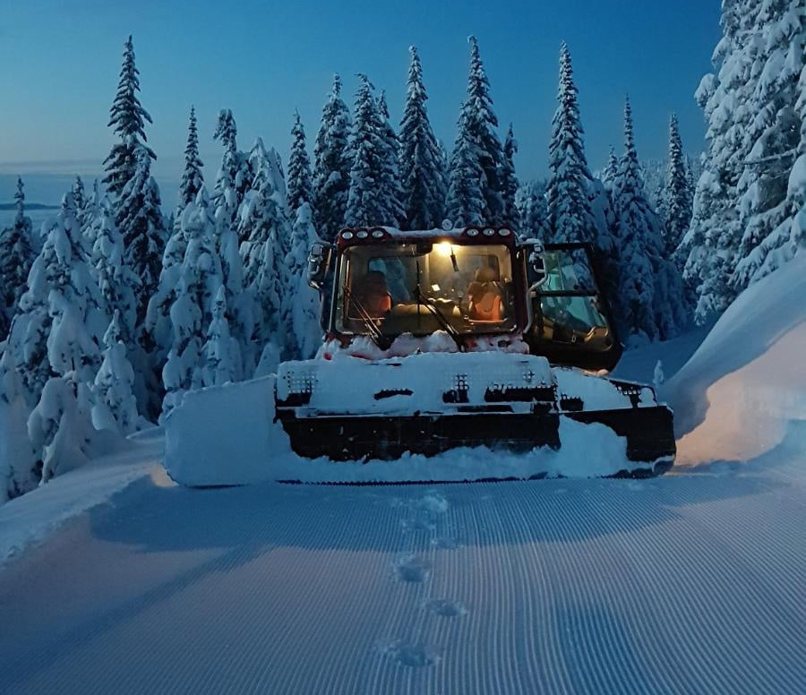 Baldy Mountain Resort winter destination in the South Okanagan, Canada.